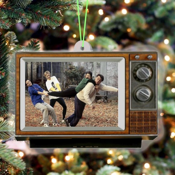 FRIENDS Show Football Episode TV Set Retro Christmas Tree Holiday Ornament NEW